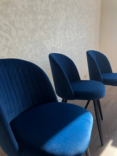 Стул на металлокаркасе Gabi 1 light purple / black фото покупателя 308