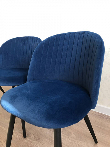 Стул на металлокаркасе Gabi 1 beige / black фото покупателя 306