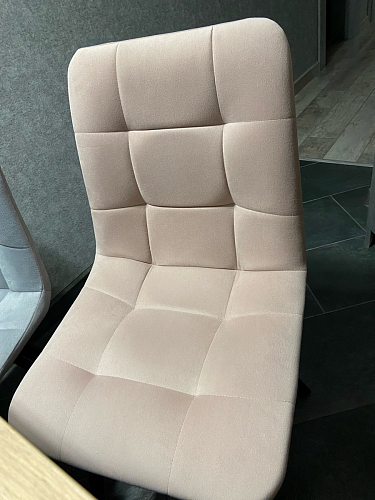 Стул на металлокаркасе Чилли синяя ткань / белый фото покупателя 750