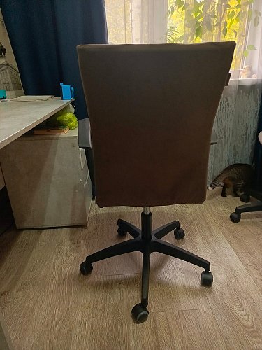 Компьютерное кресло Spark флок черный 35 фото покупателя 3