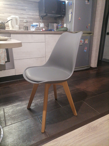 Деревянный стул Bonuss light gray / wood фото покупателя 44