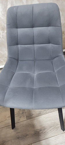 Стул на металлокаркасе Челси бежевый / черный фото покупателя 244