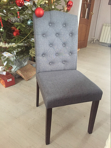 Стул Menson white / fabric pebble фото покупателя 5