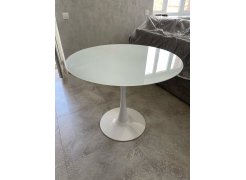 Стеклянный стол Tulip 90 white фото покупателя 43