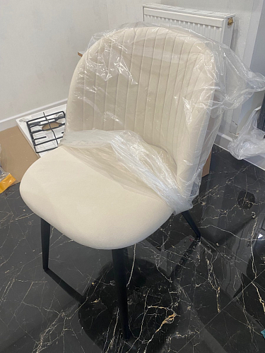 Стул на металлокаркасе Gabi gray / black фото покупателя 536