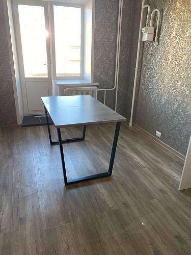 Деревянный стол Лота Лофт 120x75 дуб крафт табачный / черный матовый фото покупателя 149