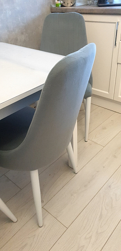 Стул на металлокаркасе Kora dark gray / black фото покупателя 212