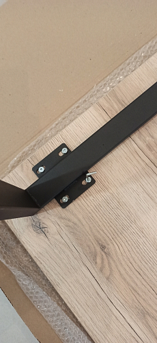 Деревянный стол Лота Лофт 120х75 белый матовый / дуб крафт золотой фото покупателя 459