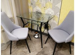 Стул на металлокаркасе Нараян velutto 49 / черный фото покупателя 2