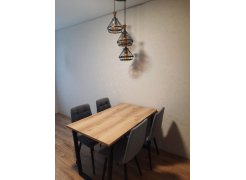 Стол Лота Лофт 120 25 мм сабия / черный матовый фото покупателя 501