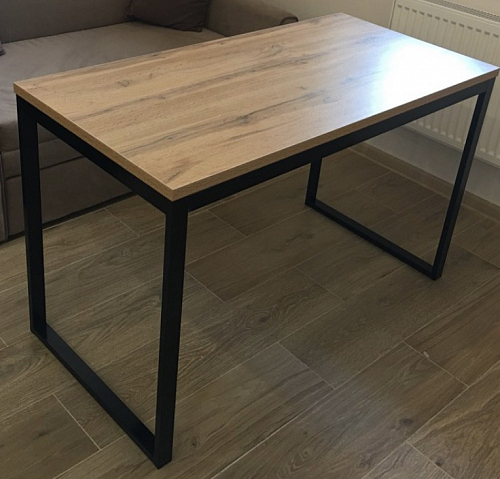 Стол раскладной Лота Лофт 120 25 мм юта / черный матовый фото покупателя 26