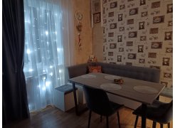 Деревянный стол Лота Лофт 120(160)х75 черный матовый / бетон светлый фото покупателя 736