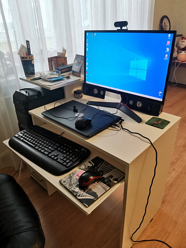 Компьютерный стол Джаз-24 левый венге фото покупателя 5