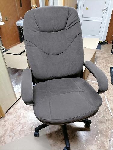 Компьютерное кресло Comfort Lux/Комфорт Люкс серый фото покупателя 124