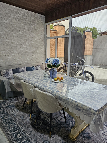 Стул на металлокаркасе Gabi dark beige / black / silver фото покупателя 381