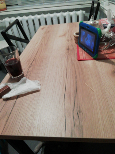 Стол Лота Лофт 120 32 мм бетон / черный матовый фото покупателя 144