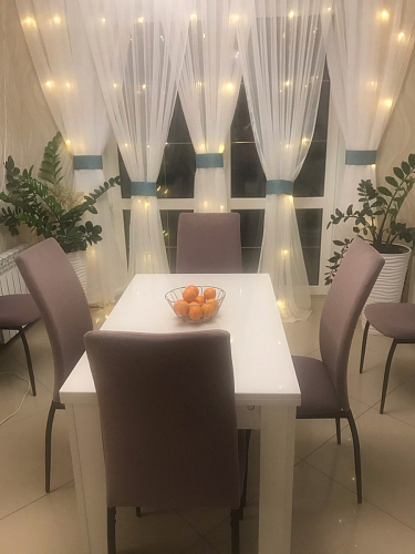 Стул на металлокаркасе Tod light blue / orange / black фото покупателя 25