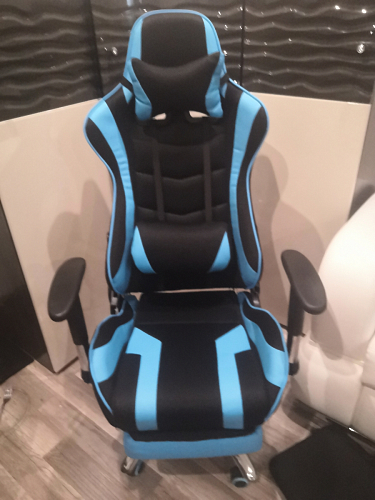 Компьютерное кресло Kano 1 light blue / black фото покупателя 167