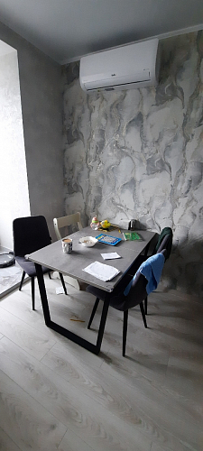 Деревянный стол Лота Лофт 140х80 дуб крафт табачный / черный матовый фото покупателя 339