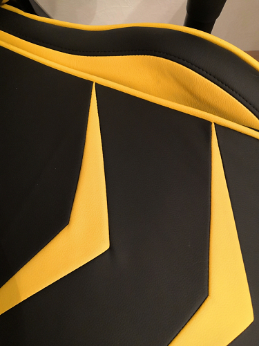 Компьютерное кресло Racer черное / голубое фото покупателя 117