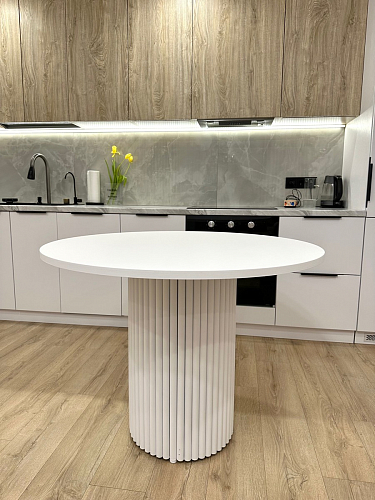 Стол Барел 110 белый / белый фото покупателя 21