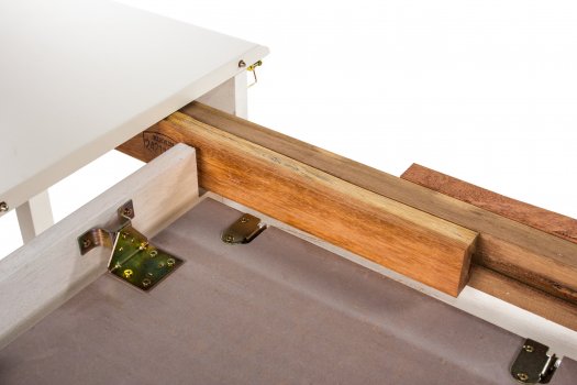 Стол раскладной Alicante молочный