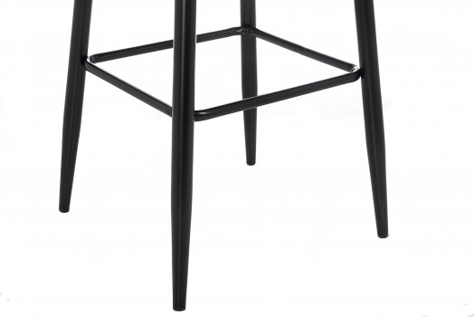 Барный стул Drop black / dark brown