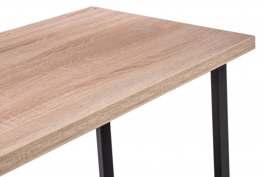 Стол барный Лофт сонома / черный матовый