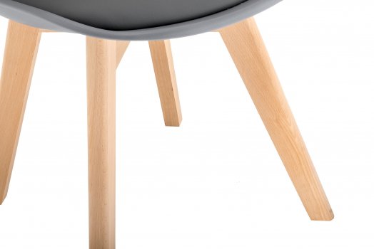 Стул Bonus дерево / серый