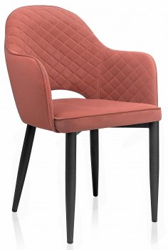 Стул на металлокаркасе Vener coral