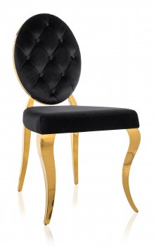 Стул Odda черный / золотой