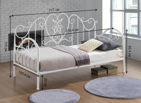 Кровать Dalia 90 см х 200 см ivory