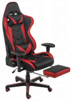Компьютерное кресло Kano черное / красное