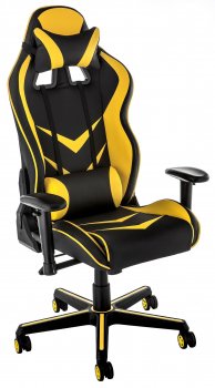 Компьютерное кресло Racer черное / желтое