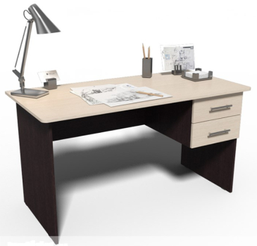 Стол письменный СП3 венге / дуб молочный