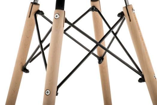 Деревянный стул Kvadro серый