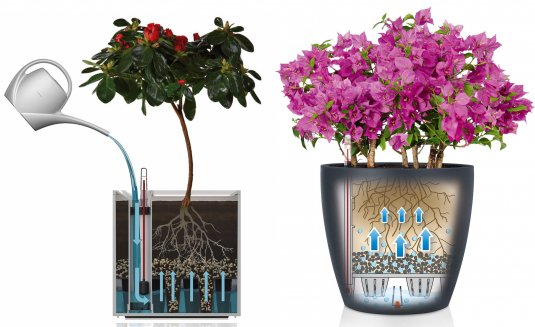 Кашпо Lechuza 15602 BALCONERA Cottage 50 Гранит