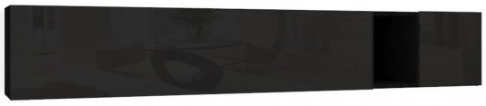Шкаф навесной MD 614.01.01 черный / черный