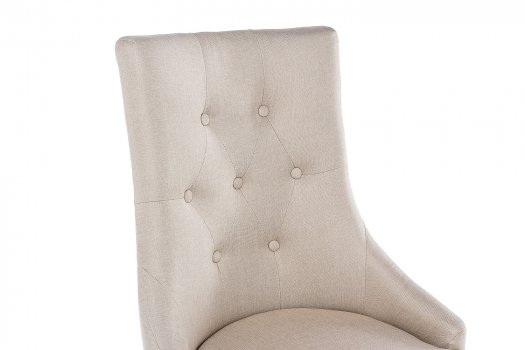 Стул Elegance dark walnut / fabric cream