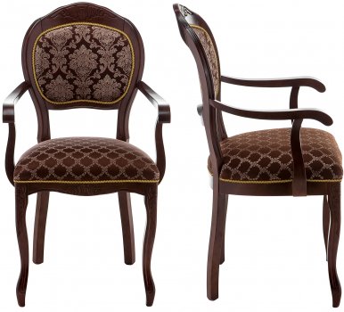 Кресло Лауро орех / шоколад