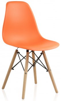 Пластиковый стул Eames PC-015 orange