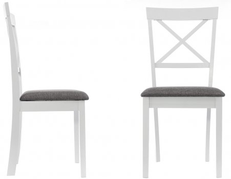 Стул Shem white / light grey