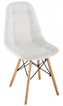 Деревянный стул Kvadro белый