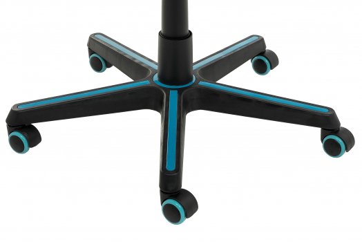 Компьютерное кресло Kano черное / голубое