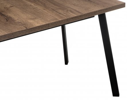 Стол Цефей дуб галифакс / черный матовый