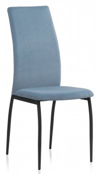 Стул Tod light blue / black