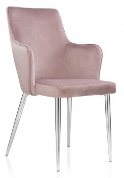 Стул на металлокаркасе Benza purple fabric